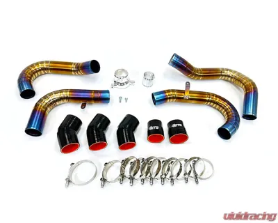 Extreme Turbo Systems Brushed Titanium Front Mount Intercooler Piping Kit Subaru WRX 2022+ - 200-60-ICP-104
