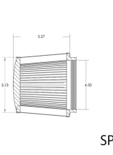 Extreme Turbo Systems Stock MAF Air Filter Mitsubishi Evolution 8 | 9 2003-2007                                     - SP-3604 - Image 4