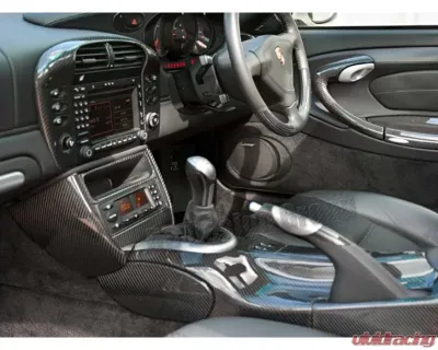 DB Carbon Fairings Sides Center Console Front R+L Porsche 986 Boxster 1997-2004 - 016-0002