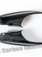 DB Carbon Door Handle Covers Inside R+L Porsche 986 Boxster 1997-2004                                     - 028-0002 - Image 2