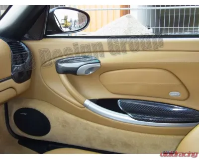 DB Carbon Door Handle Covers Inside R+L Porsche 986 Boxster 1997-2004 - 028-0002