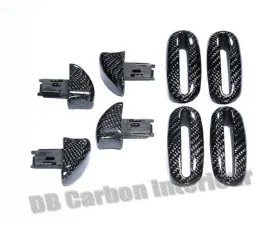 DB Carbon 4x Seat Adjustment Lever Backrest Complete w/Frame R+L Porsche 986 Boxster 1997-2004