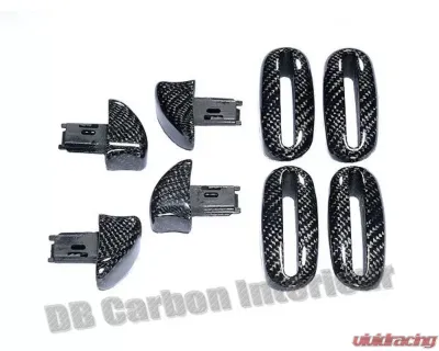 DB Carbon 4x Seat Adjustment Lever Backrest Complete w/Frame R+L Porsche 986 Boxster 1997-2004 - 045-0002