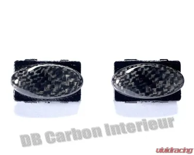 DB Carbon 2x Blind Switch Ashtray Cladding Porsche 986 Boxster 1997-2004 - 096-0002