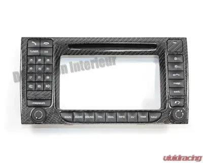 DB Carbon PCM Navigation Front Control Panel Porsche 957 Cayenne GTS 2007-2010 - 1033CGTS-0002