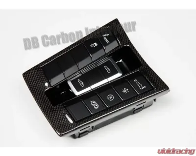 DB Carbon Center Console Switch Unit Porsche 981 Boxster Spyder 2015-2016 - 1109SY-0002