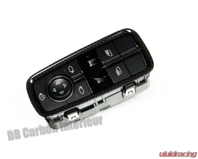 DB Carbon Window Switch Unit w/Side mirror Control Drivers Side Porsche 981 Boxster | Boxster S 2012-2016 - 1144-0002