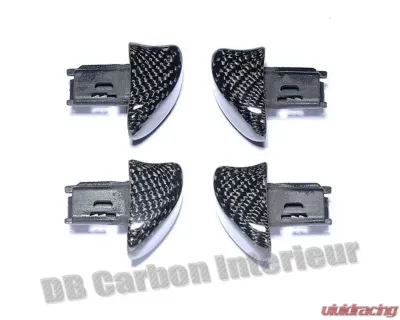 DB Carbon 4x Seat Adjustment Lever Backrest Complete For Sports Seats Porsche 986 Boxster 1997-2004 - 148-0002