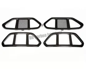 DB Carbon 4-Piece Bucket Seat Belt Trim Porsche 718 Spyder 2019+