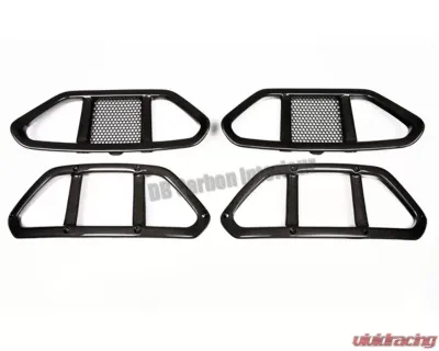 DB Carbon 4-Piece Bucket Seat Belt Trim Porsche 718 Spyder 2019+ - 1502SY2-0002