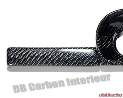DB Carbon Decorative Strip Left Ignition Lock Rosette Porsche 955 Cayenne | Cayenne S 2003-2007 - 171-0002