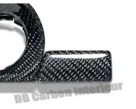 DB Carbon Decorative Strip Right Ignition Lock Rosette Porsche 955 Cayenne Turbo | Turbo S 2003-2007