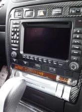DB Carbon Aperture Around Complete Switch Center Porsche 955 Cayenne Turbo | Turbo S 2003-2007                                     - 177CTU-0002 - Image 2