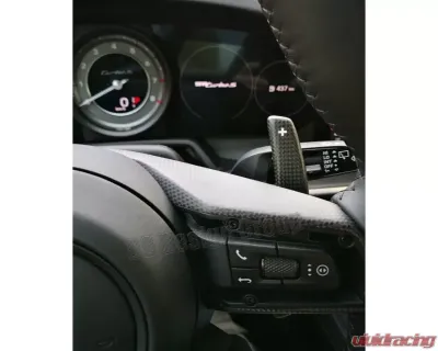 DB Carbon Extended PDK Shift Paddles R+L Porsche 992 Turbo | Turbo S 2019+ - 1810TU-0002
