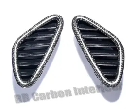 DB Carbon Air Vents On Dashboard R+L Porsche 997 Carrera 2005-2008