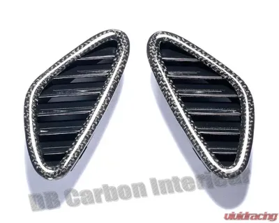 DB Carbon Air Vents On Dashboard R+L Porsche 997 GT3 2006-2009 - 233G3-0002