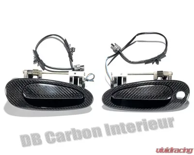 DB Carbon Door Handle Trough/Lock/Door Handle Panel Outside R+L Porsche 986 Boxster 1997-2004 - 242-0002
