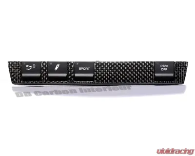 DB Carbon Switch Lining 4 Switches Version Porsche 987 Cayman | Cayman S 2005-2009 - 402CAY-0002