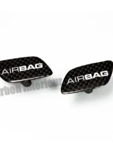 DB Carbon Airbag Emblem Door Panel R+L Porsche 987 Boxster | Boxster S 2004-2009                                     - 737-0002 - Image 2