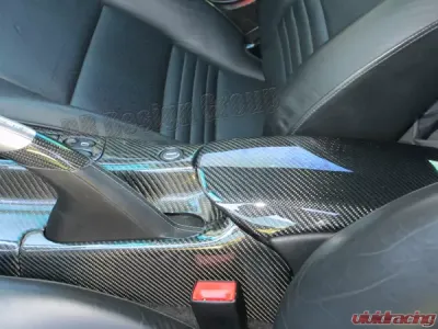 DB Carbon Middle Console Rear Storage Box Lid (Armrest) Porsche 996 GT2 2001-2005 - 015G2-0001