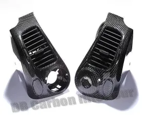 DB Carbon Side Vents R + L w/Little Covers R + L and Right Sensor Cover Porsche 996 Targa 2002-2005