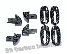 DB Carbon 4x Seat Release Handles Complete w/Frames Porsche 996 GT2 2001-2005