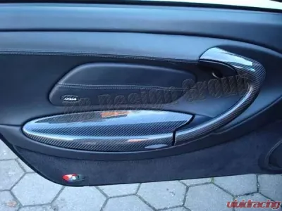 DB Carbon Airbag Emblem Door Panel R + L Porsche 996 Carrera 1998-2005 - 095CA-0002