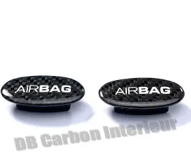 DB Carbon Airbag Emblem Door Panel R + L Porsche 996 GT3 2002-2005