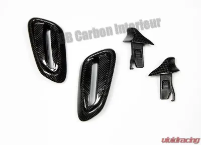 DB Carbon 4x Seat Release Handles Complete w/Frames Porsche 991 Carrera/S/4/4S/GTS 2012-2015 - 1016CA-0001