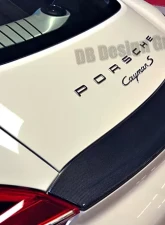 DB Carbon Rear Spoiler Porsche 981 Cayman | Cayman S | Cayman GTS 2014-2016                                     - 1135-0001 - Image 5