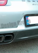 DB Carbon Lower Spoiler Lip Rear Bumper Porsche 991 Turbo | Turbo S 2014-2016                                     - 1178-0002 - Image 5