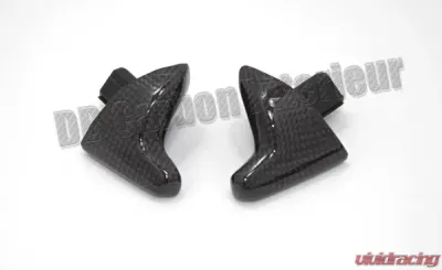 DB Carbon Rear Seat Handles R + L Porsche 991 Carrera/S/4/4S/GTS 2012-2015 - 1292-0002