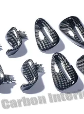 DB Carbon 4x Seat Release Handles Complete w/Frames Porsche 997 GT3 2007-2009                                     - 132G3-0001 - Image 4