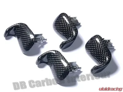 DB Carbon 4x Seat Release Handles Complete w/Frames Porsche 997 GT3 2007-2009 - 132G3-0001