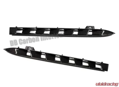 DB Carbon Engine Lid Air Outlet Grills R + L (Only Coupe) Audi R8 42 V8 | V10 | Spyder | GT 2006-2014 - 1364-0001