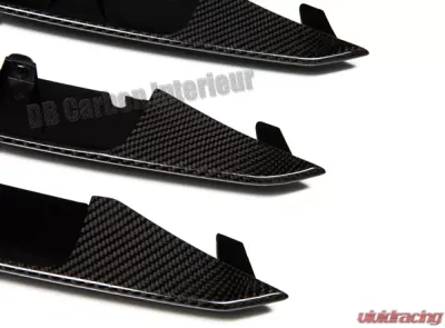 DB Carbon Rear Bumper Air Outlet Slats R + L (Only V8) Audi R8 42 V8 | V10 | Spyder | GT 2006-2014 - 1381-0002