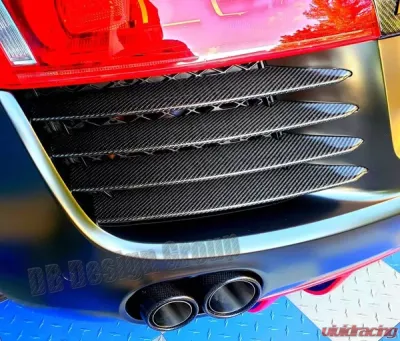 DB Carbon Rear Bumper Air Outlet Slats R + L (Only V8) Audi R8 42 V8 | V10 | Spyder | GT 2006-2014 - 1381-0002