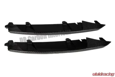 DB Carbon Rear Bumper Air Outlet Slats R + L (Only V10/Spyder) Audi R8 42 V8 | V10 | Spyder | GT 2006-2014 - 1382-0002