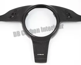 DB Carbon Cover on Steering Wheel/Surround for Airbag, for Manual Transmission Multifunction Porsche 991 Carrera/S/4/4S/GTS 2012-2015