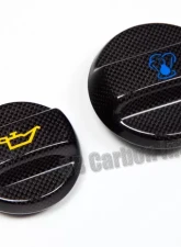 DB Carbon Oil & Cooling Water Lid Porsche 991 R 2016                                     - 1459R-0001 - Image 3