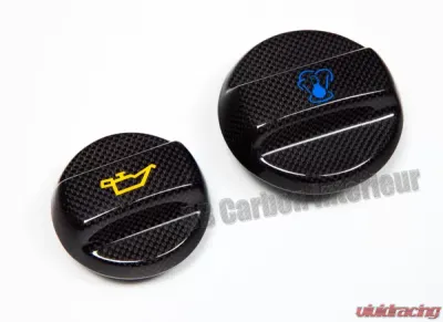 DB Carbon Oil & Cooling Water Lid Porsche 991.2 Targa 4 | 4S | GTS 2016-2019 - 1459TA2-0001