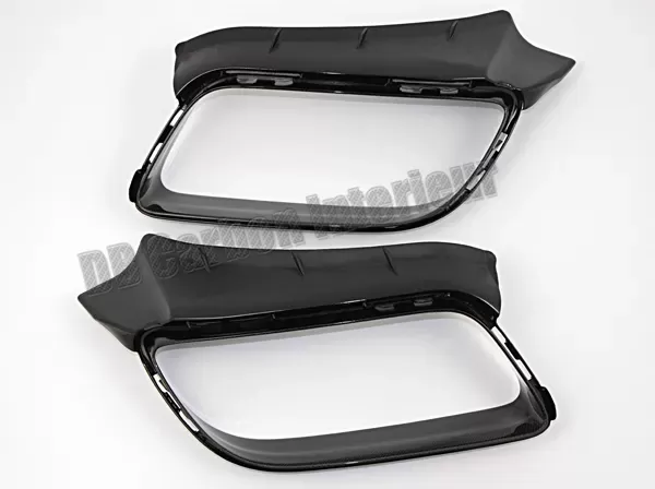DB Carbon Exhaust Surrounds Rear Bumper R + L Porsche 991.2 Turbo | Turbo S 2016-2019 - 1473-0002