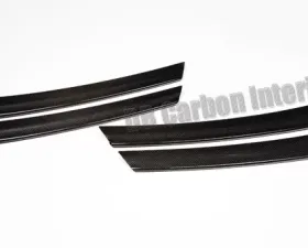 DB Carbon Front Bumper Air Intake Strips R + L (4-Piece) Porsche 991.2 Turbo | Turbo S 2016-2019