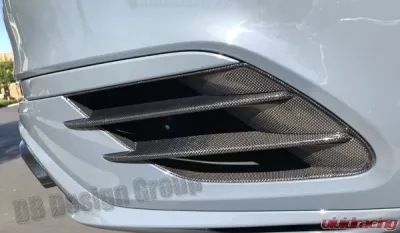 DB Carbon Rear Bumper Side Air Grills R + L Porsche 991.2 Turbo | Turbo S 2016-2019 - 1481-0002