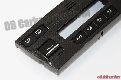 DB Carbon Climate Control Front Panel (w/o Heated Seats) Porsche 997.2 Carrera 2009-2011 - 1507CA2-0001