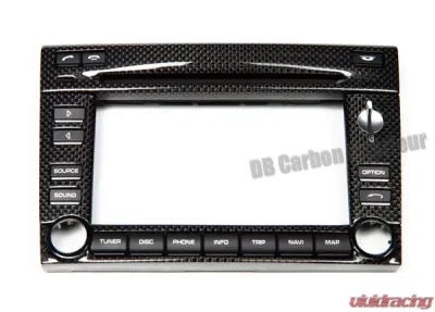 DB Carbon PCM Navigation Front Panel Porsche 987.2 Cayman | Cayman S 2009-2012 - 1509CAY2-0001