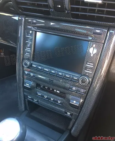 DB Carbon PCM Navigation Front Panel Porsche 997.2 Targa 2009-2011 - 1509TA2-0001
