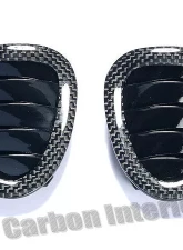 DB Carbon Air Vents on Dashboard R + L Porsche 987.2 Boxster | Boxster S 2009-2012                                     - 154BO2-0001 - Image 2