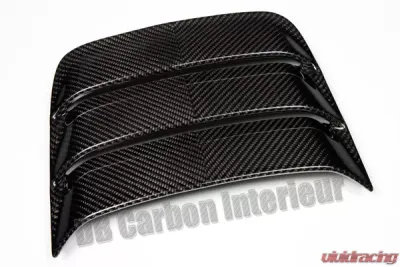 DB Carbon Engine Lid Grill Center Scoop Porsche 991.2 Turbo | Turbo S 2016-2019 - 1552-0001