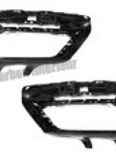 DB Carbon Sport Design Front Side Air Intake Frames R + L Porsche 992 Carrera | S | 4 | 4S | GTS 2019+                                     - 1705-0001 - Image 2